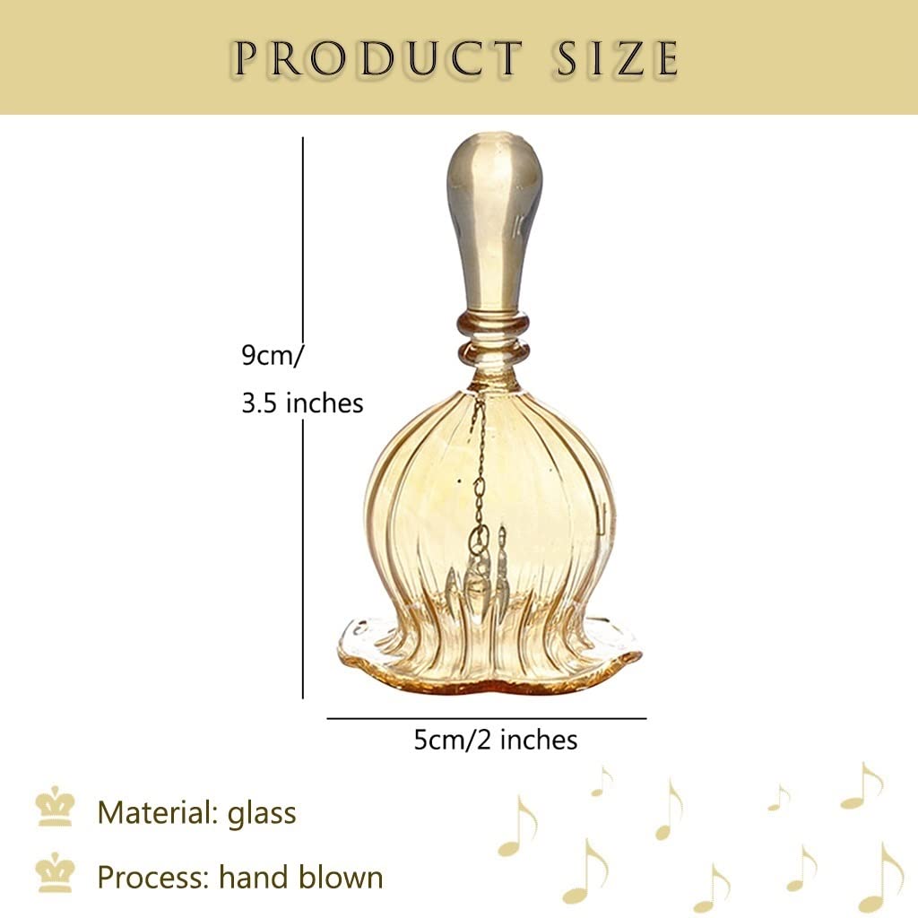 Amazon.co.jp: ハンドベル ディナーベル ガラス ヨーロッパの豪華な花